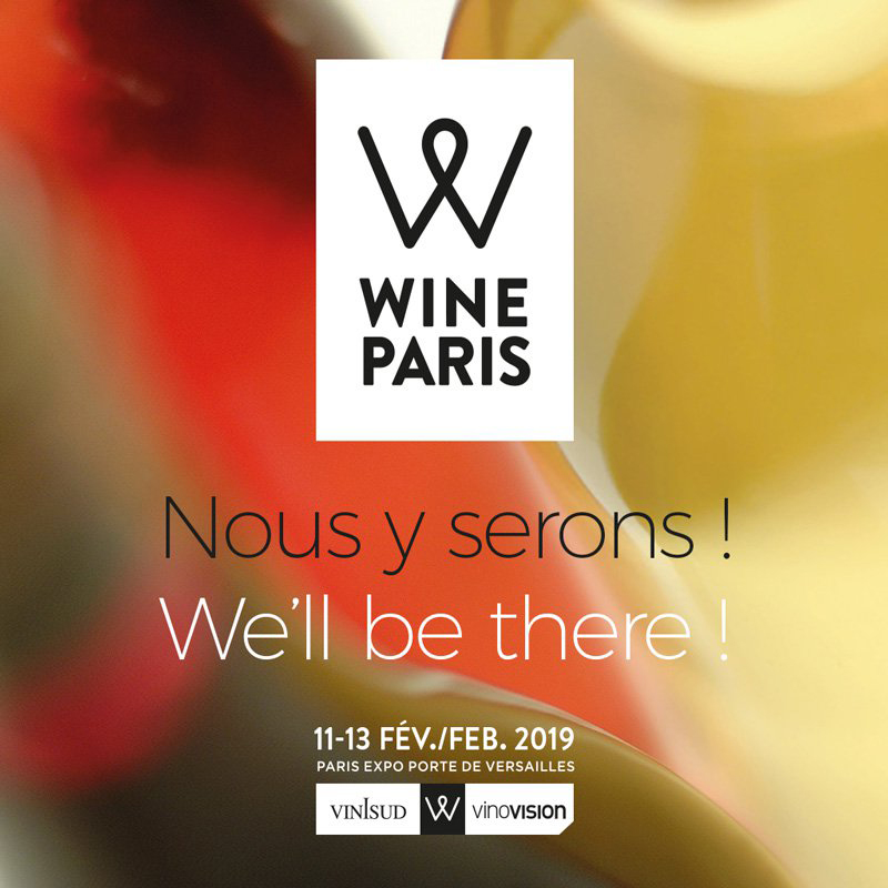 WINEPARIS 11-13 february 2019 We'll be there!