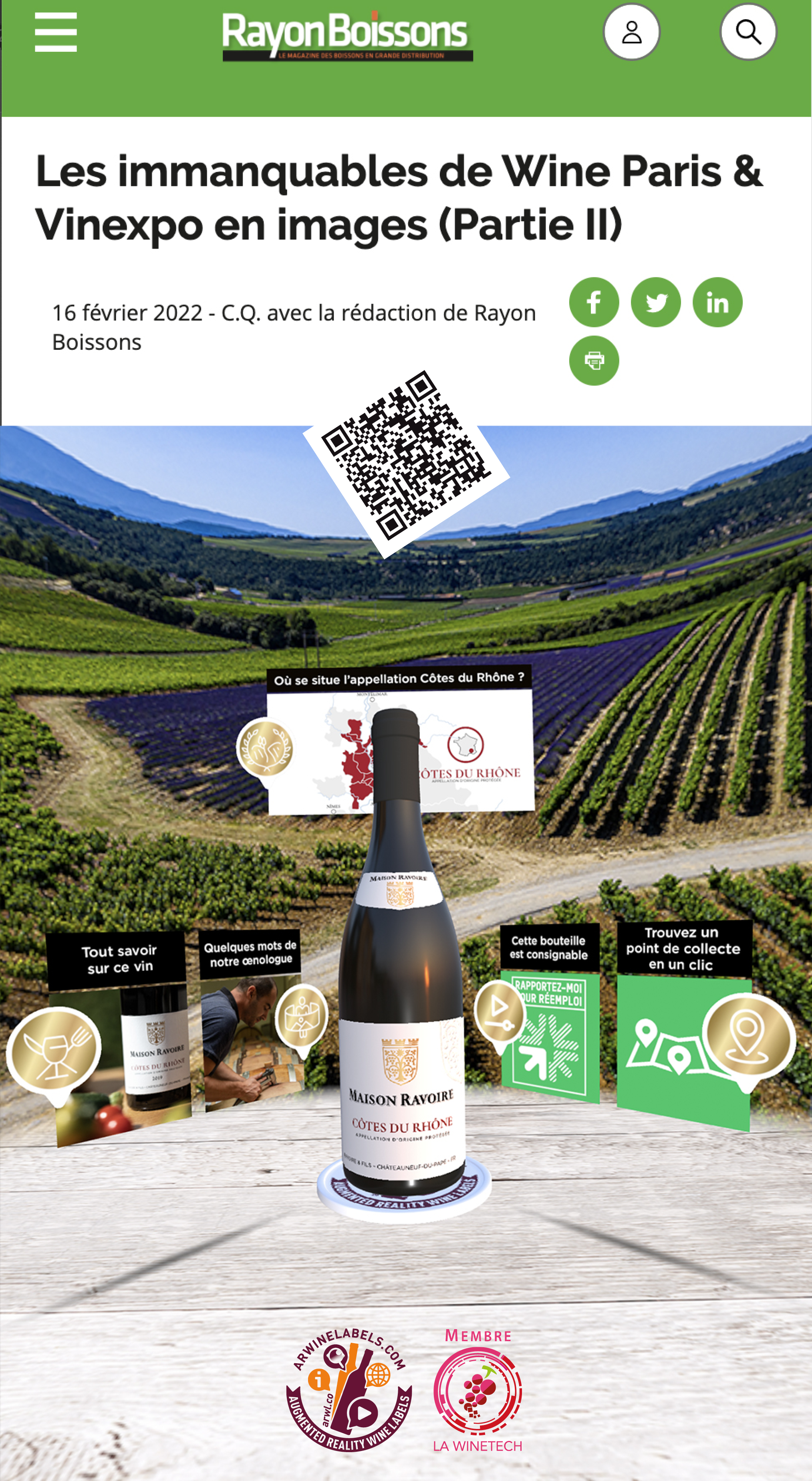 WineParis 2022 Immanquables Rayon Boissons ARwinelabels