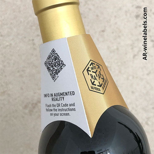 DirectwebAR via QRcode à flasher et infos Réalité
      Augmentée sur collerette pyramidale pour le Bordeaux Supérieur rouge du
      Château Fleur Haut Gaussens. Une expérience avec panorama digital à 180°
      et notamment film à 360° qui nous invite à suivre Hervé Lhuillier, vigneron
      et propriétaire dans les vignes jusqu’au chai.