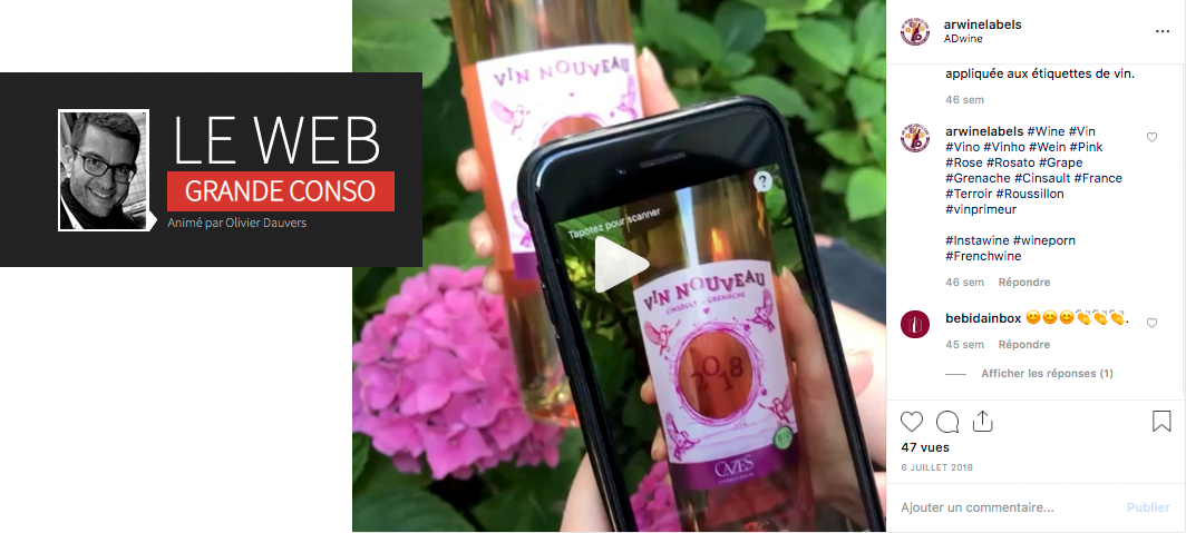 Le Web Grande Conso d’Olivier Dauvers -  Foires aux vins : start-up cherche enseigne pour tester la réalité augmentée